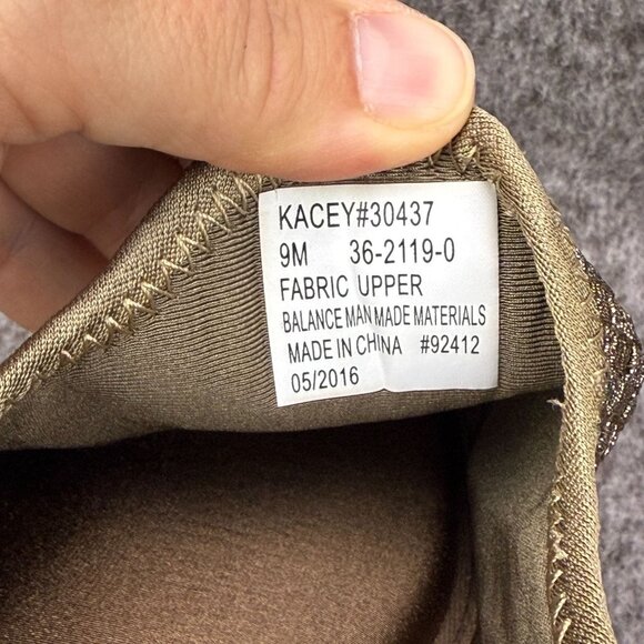 ✅Womens 9M Comfortview Kacey Slip On Shoes Brown Woven Comfort Lightweight Flats - Picture 2 of 12